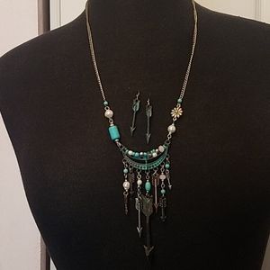 Necklace and Earrings